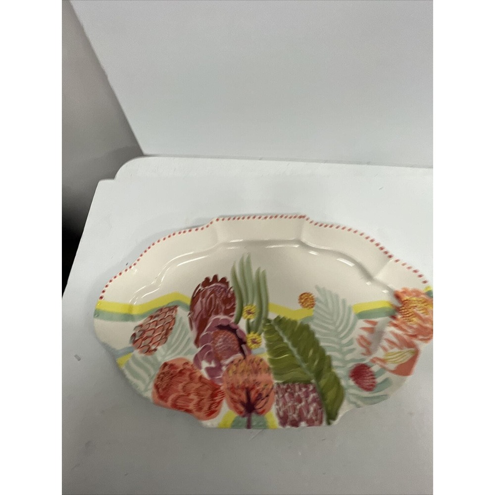 Majorcan Garden Platter hand painted in China